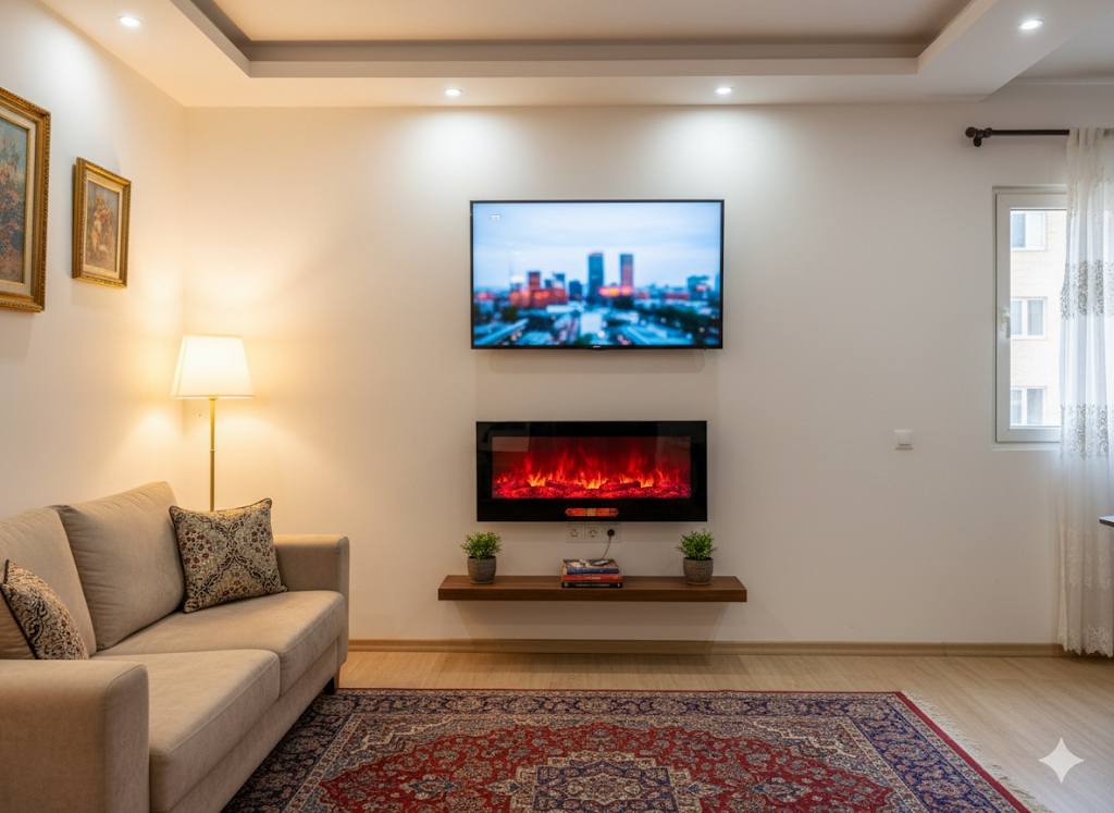 photo_2025-11-03_22-19-29 🔥 شومینه برقی مدرن بیژن (110*50): لمسی، رنگارنگ و گرما بخش - Image 1