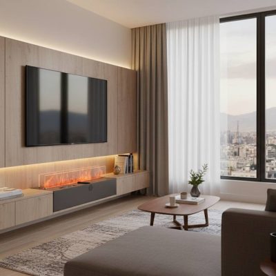 شومینه بخار 100 سانتی متری